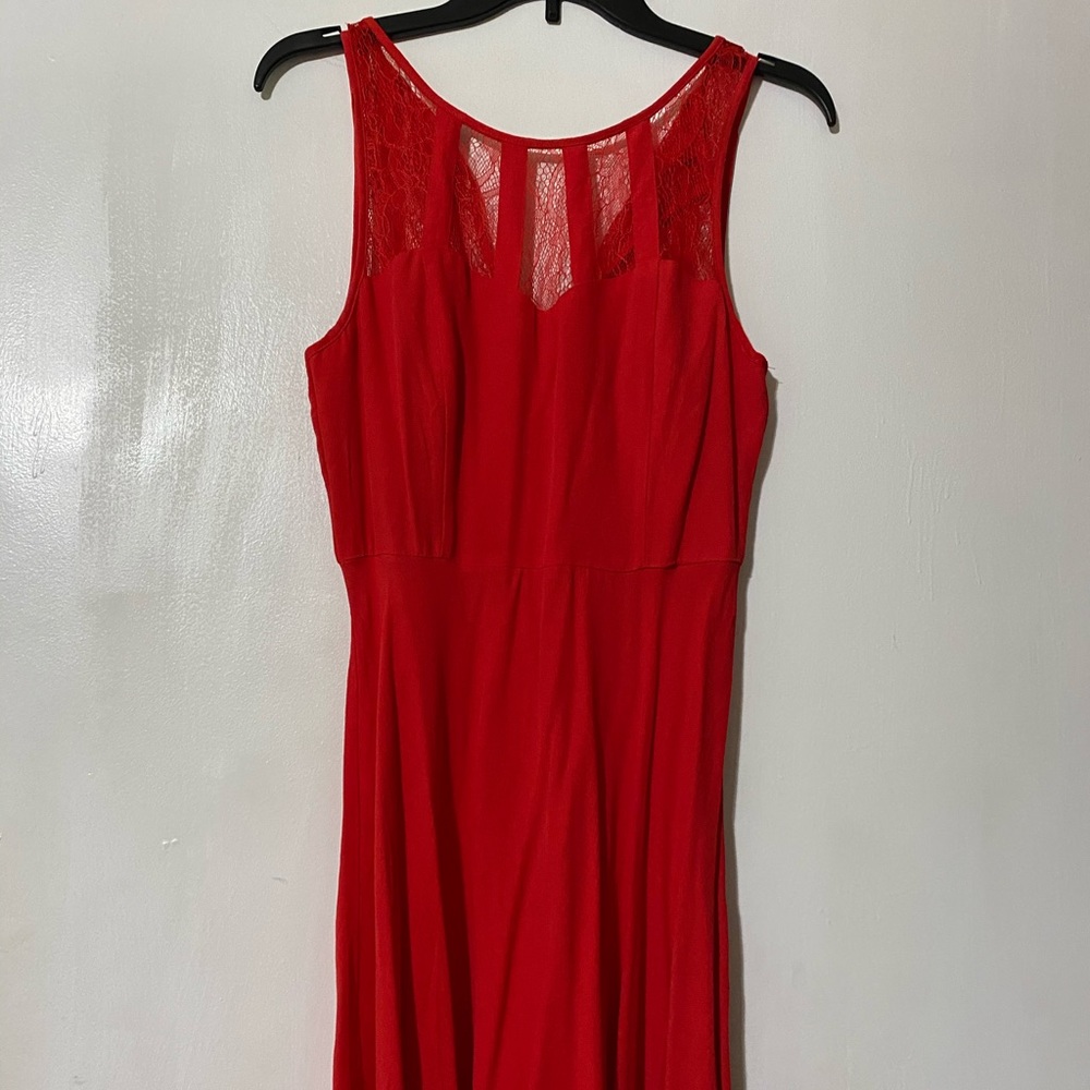 Red dress